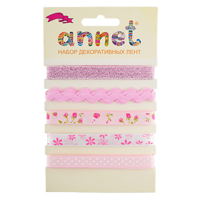 "Annet" Набор лент VZS 008 розовый от магазина Маленькая-иголка