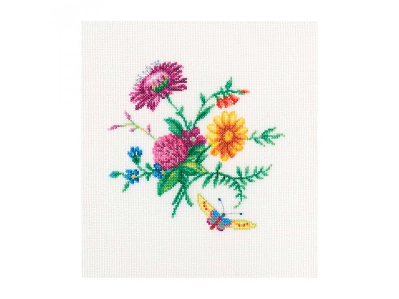 Набор для вышивания С263 «Букетик с клевером» от магазина Маленькая-иголка