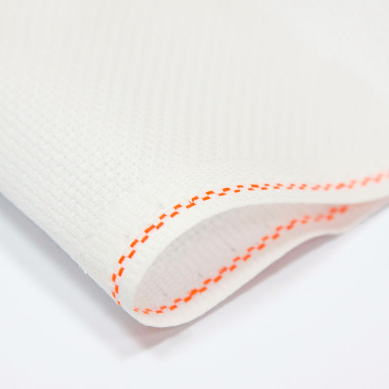 Канва Аида 14 3424/100 белый/white (50x75 см) магазин Маленькая-иголка