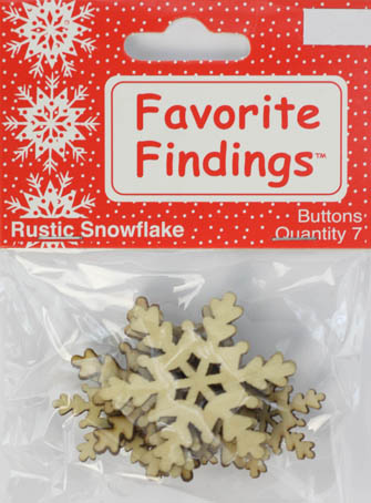 Декоративные элементы "Favorite Findings" "Снежинки" магазин Маленькая-иголка