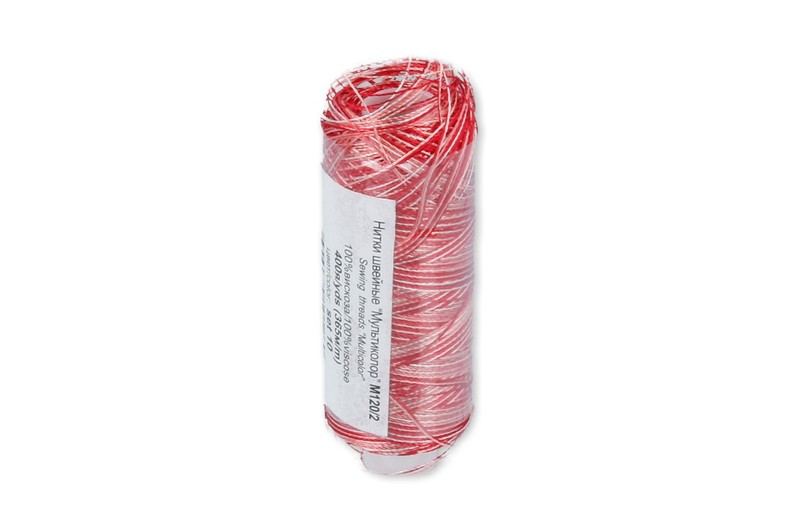 Нитки для вышивания "Gamma" мультиколор M120/2 Set 10 красные магазин Маленькая-иголка