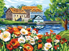 Канва с нанесенным рисунком Collection D'Art 10505 от магазина Маленькая-иголка