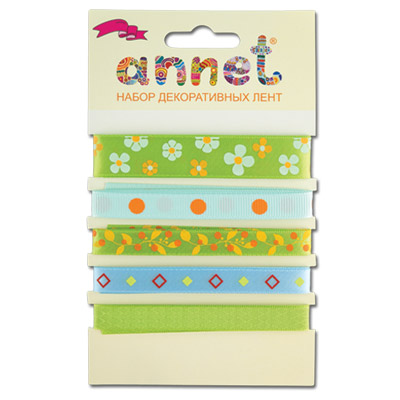 "Annet" Набор лент RCS 005 св.зеленый от магазина Маленькая-иголка